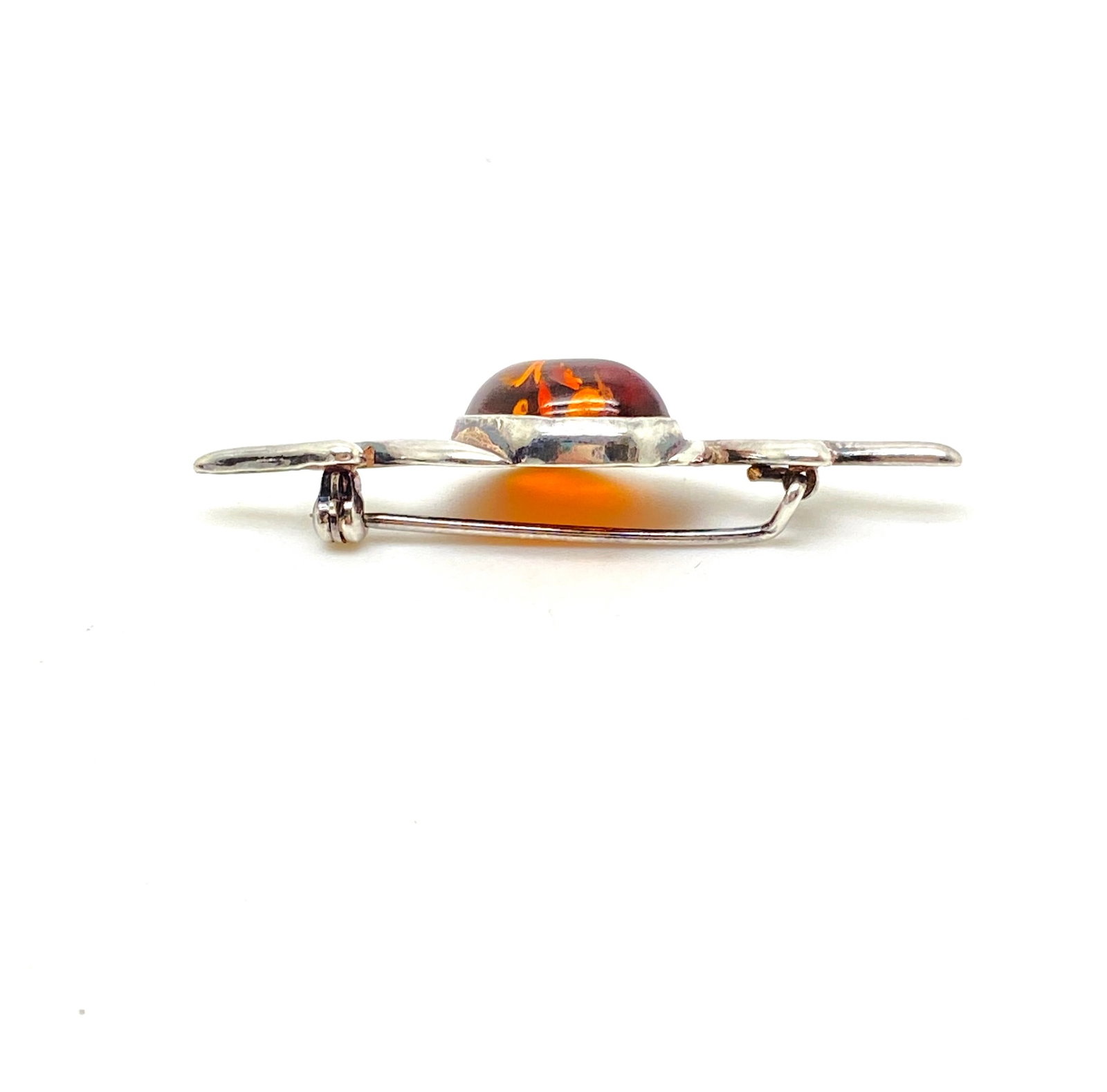 Magnificent Vintage Amber Brooch - 6