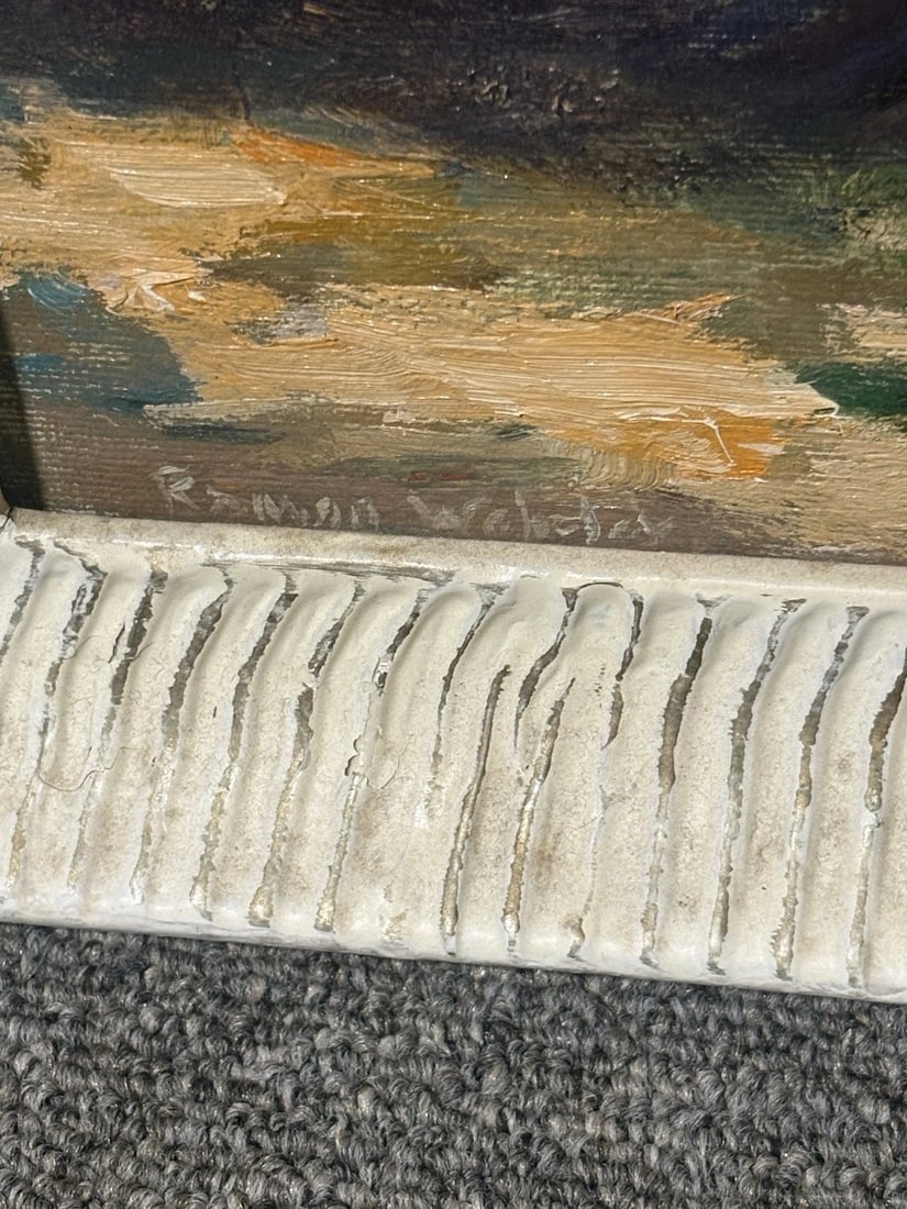 Ramon Webster Oil on Canvas Landscape Painting - 3