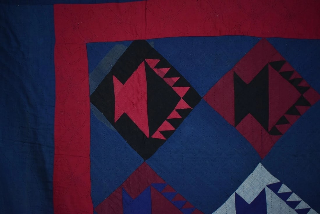 Amish "Basket of Chips" Quilt c. 1915, Published - 4