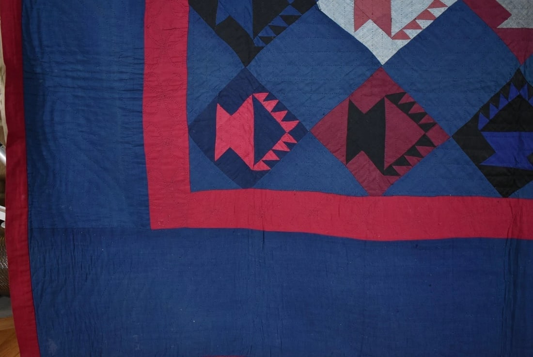 Amish "Basket of Chips" Quilt c. 1915, Published - 8