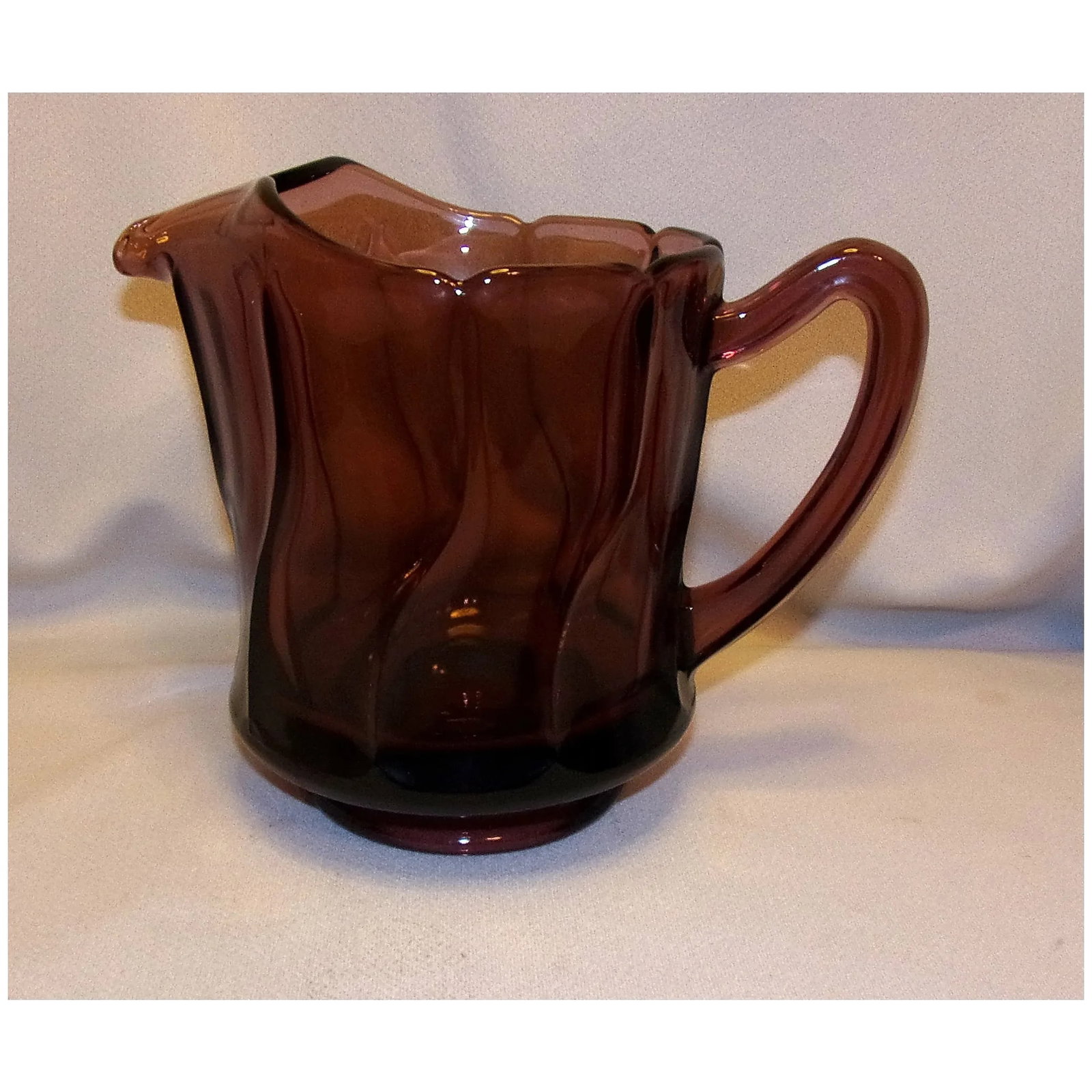 Vintage Fostoria Jamestown Purple 40 Oz Pitcher - 2
