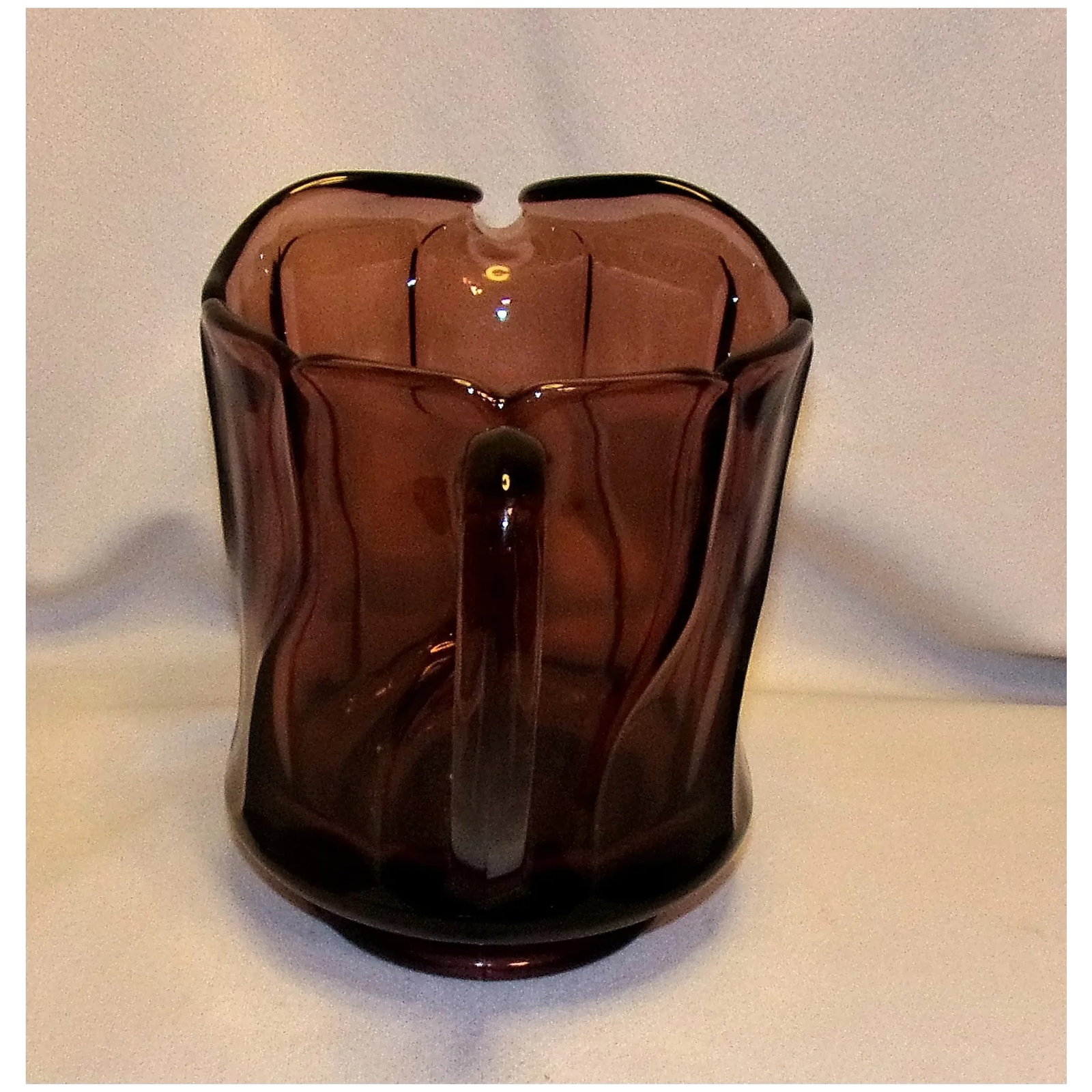 Vintage Fostoria Jamestown Purple 40 Oz Pitcher - 4