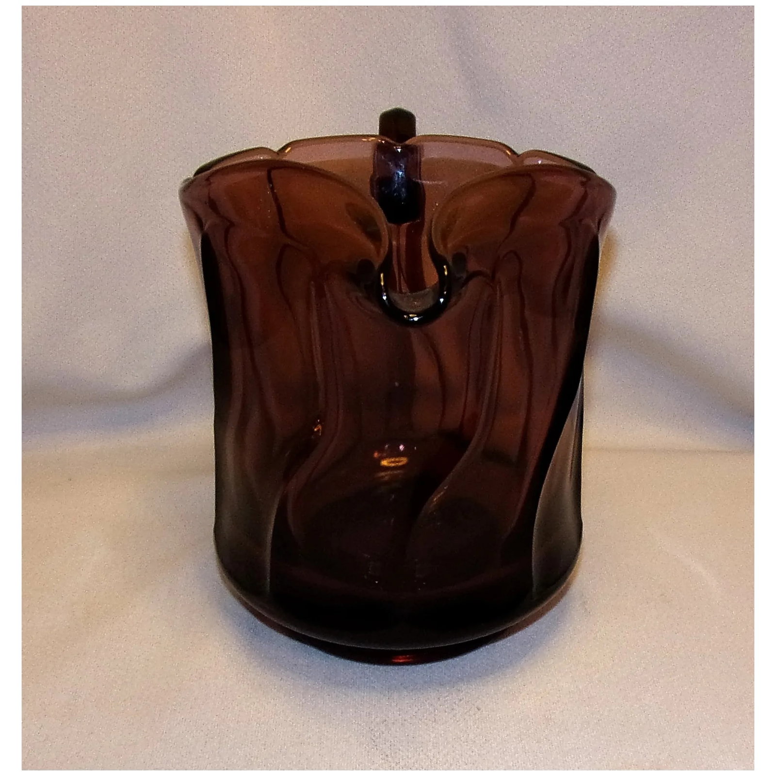 Vintage Fostoria Jamestown Purple 40 Oz Pitcher - 6