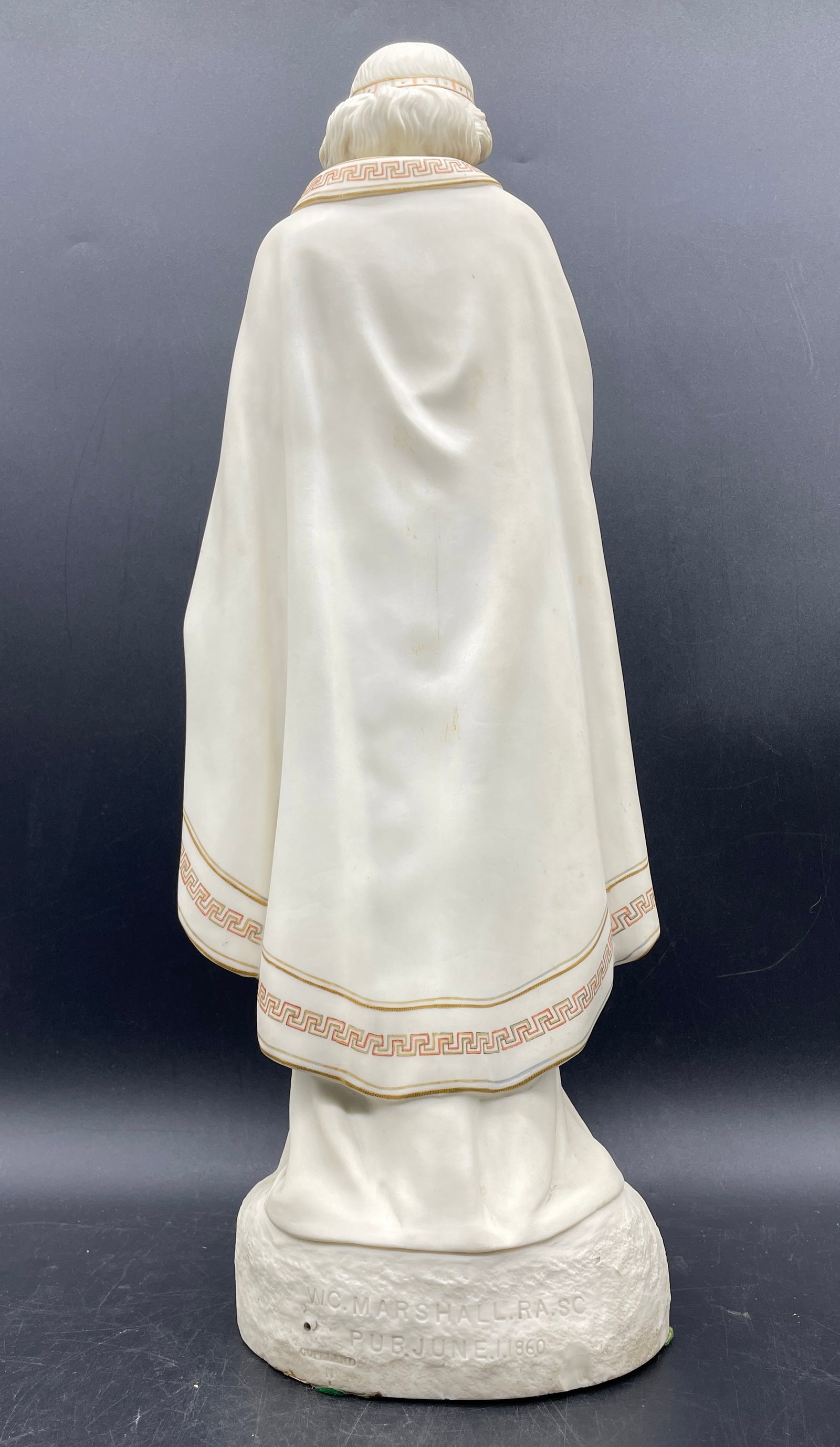 Antique 1860, COPELAND PARIAN HERMIONE STATUE - 6