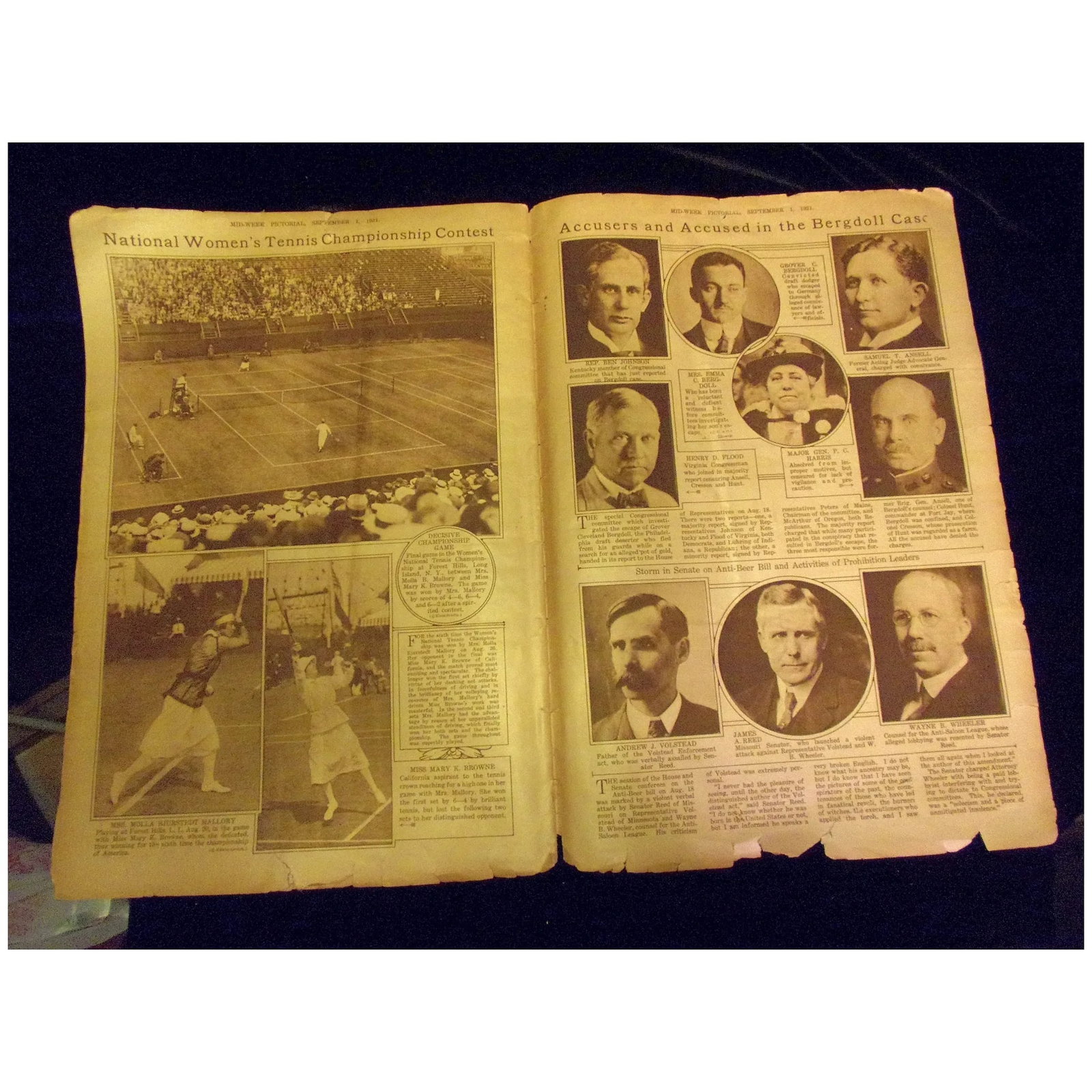 Antique Mid-Week Pictorial New York Times Sept 1 1921 Airship Blimp Crash over England - 8
