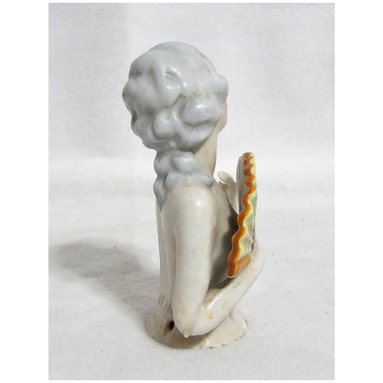 Vintage Porcelain Half Doll and Doll Head - 7