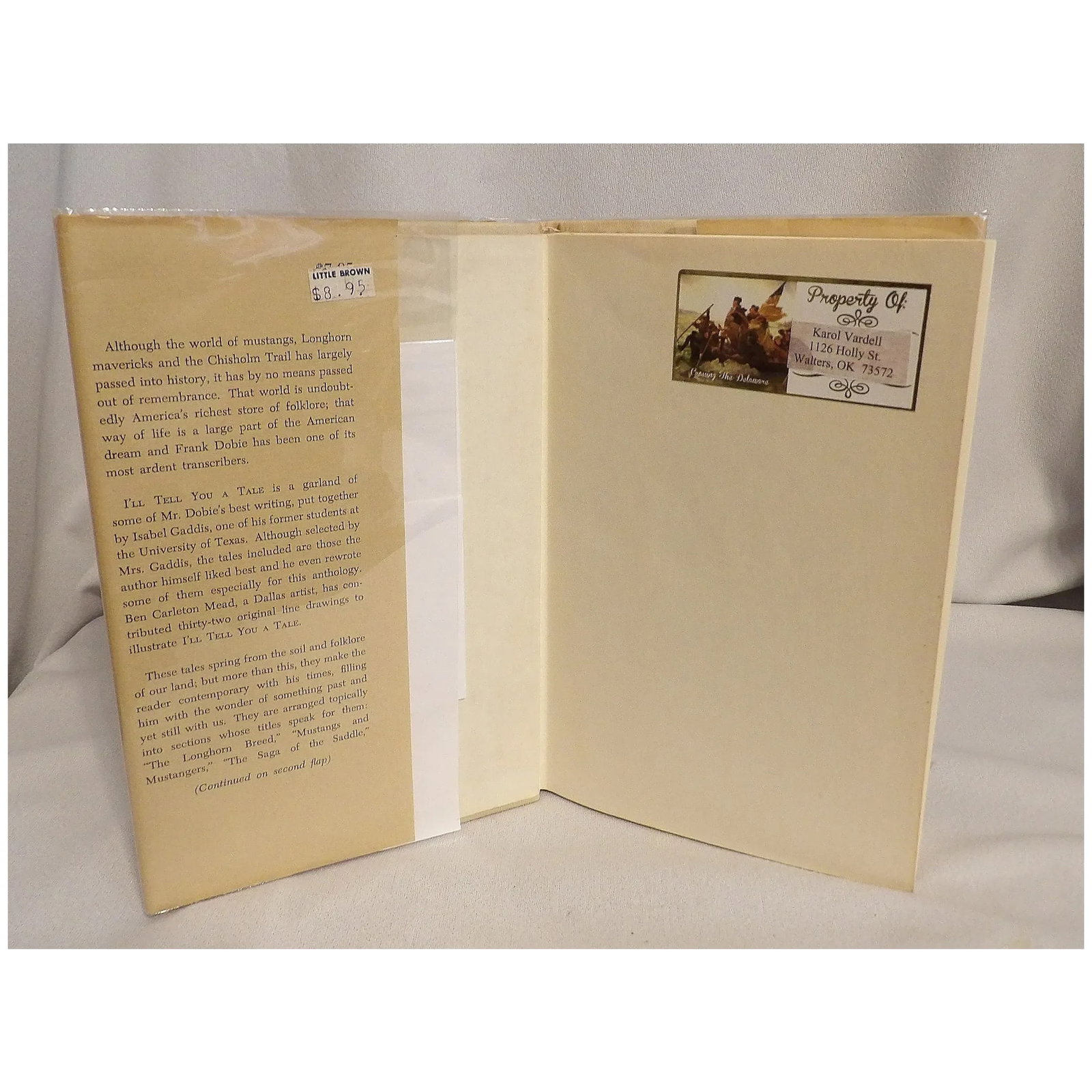 I'll Tell You A Tale an Anthology by J. Frank Dobie 1960 - 3
