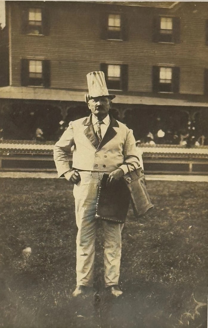 Historical Uncle Sam RPPC Patriotic Real Photo Postcard July 4th Circa 1900 (1 of 3)