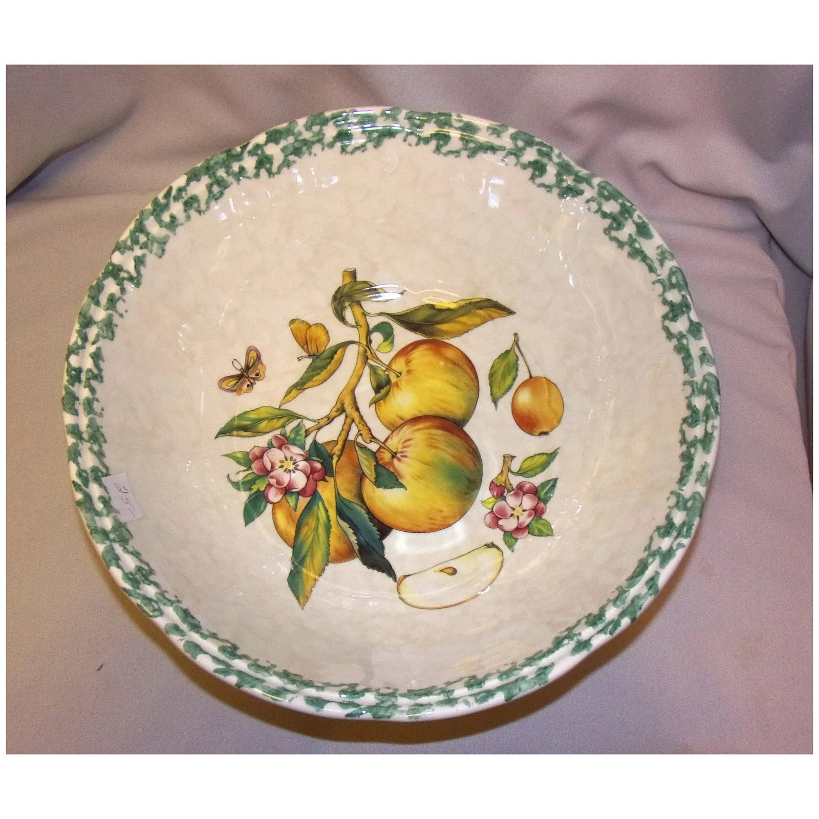 Italian Serving Pasta Bowl and Large Salad Bowl is Hand Painted & Made Exclusively for HiMark - 8