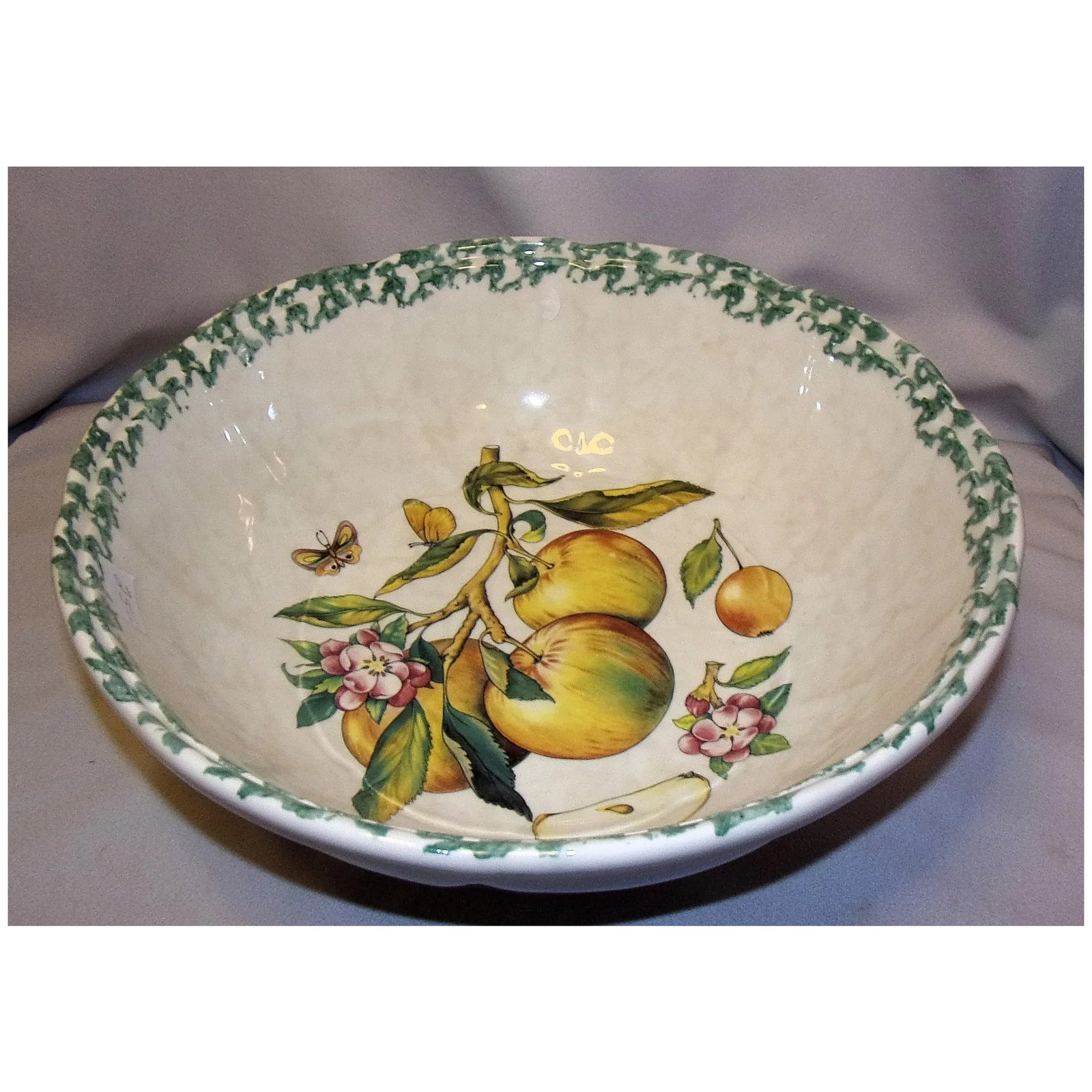 Italian Serving Pasta Bowl and Large Salad Bowl is Hand Painted & Made Exclusively for HiMark - 9