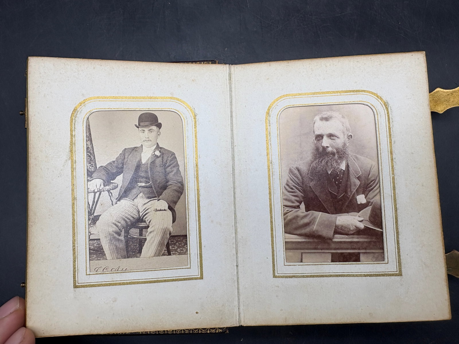 Antique Photo Album Including Carte de Visite Photographs - 3
