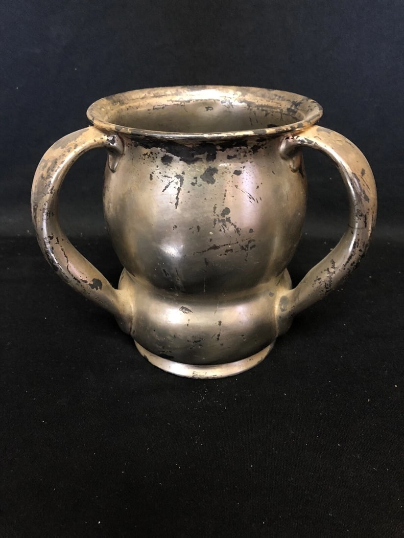 1930’s 7 1/2” University Of Pennsylvannia Relay Race Loving Cup Trophy - 3