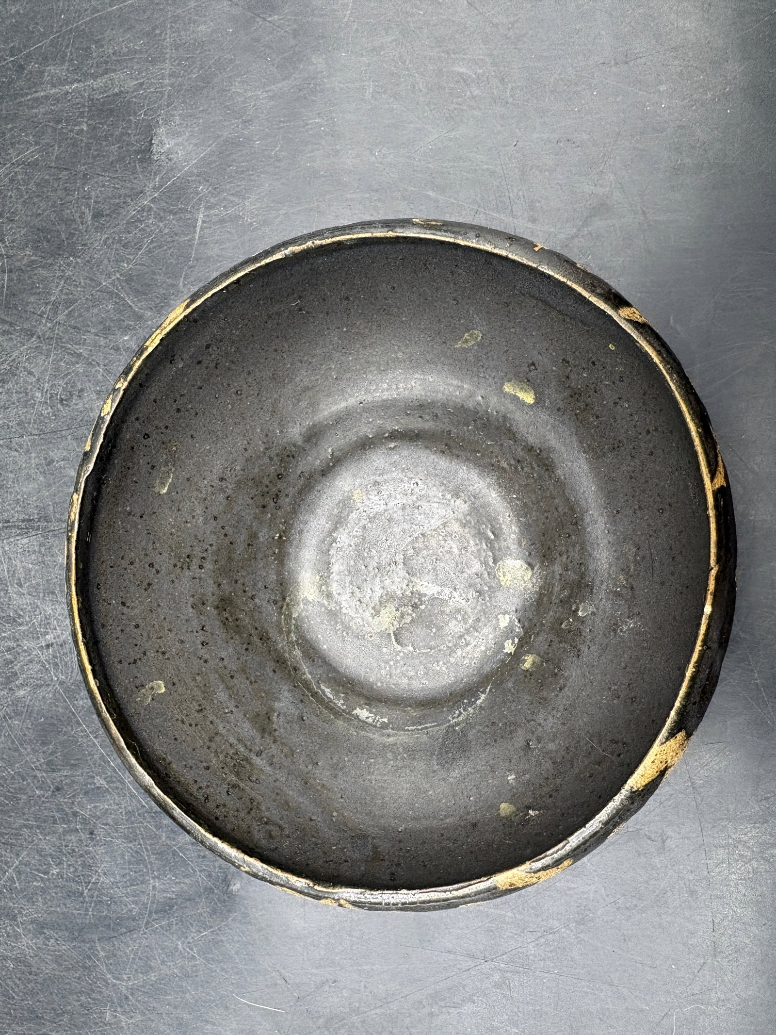 Studio Art Pottery Bowl Artist Signed A.R. - 7