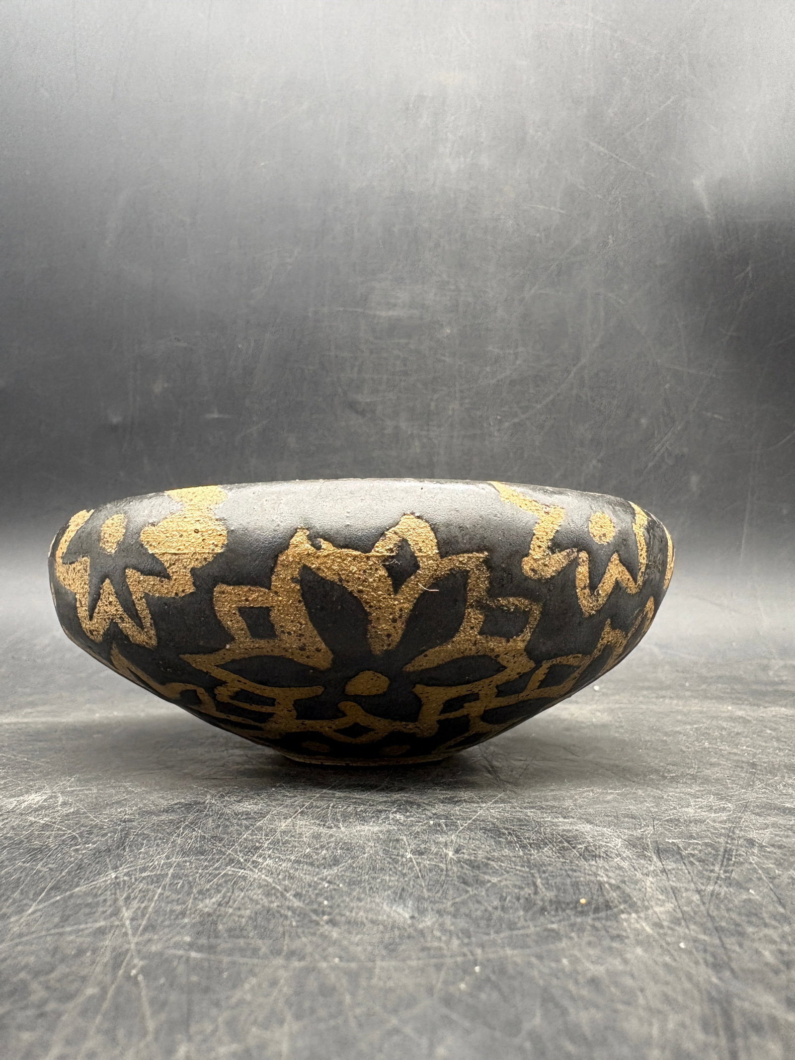 Studio Art Pottery Bowl Artist Signed A.R. - 8