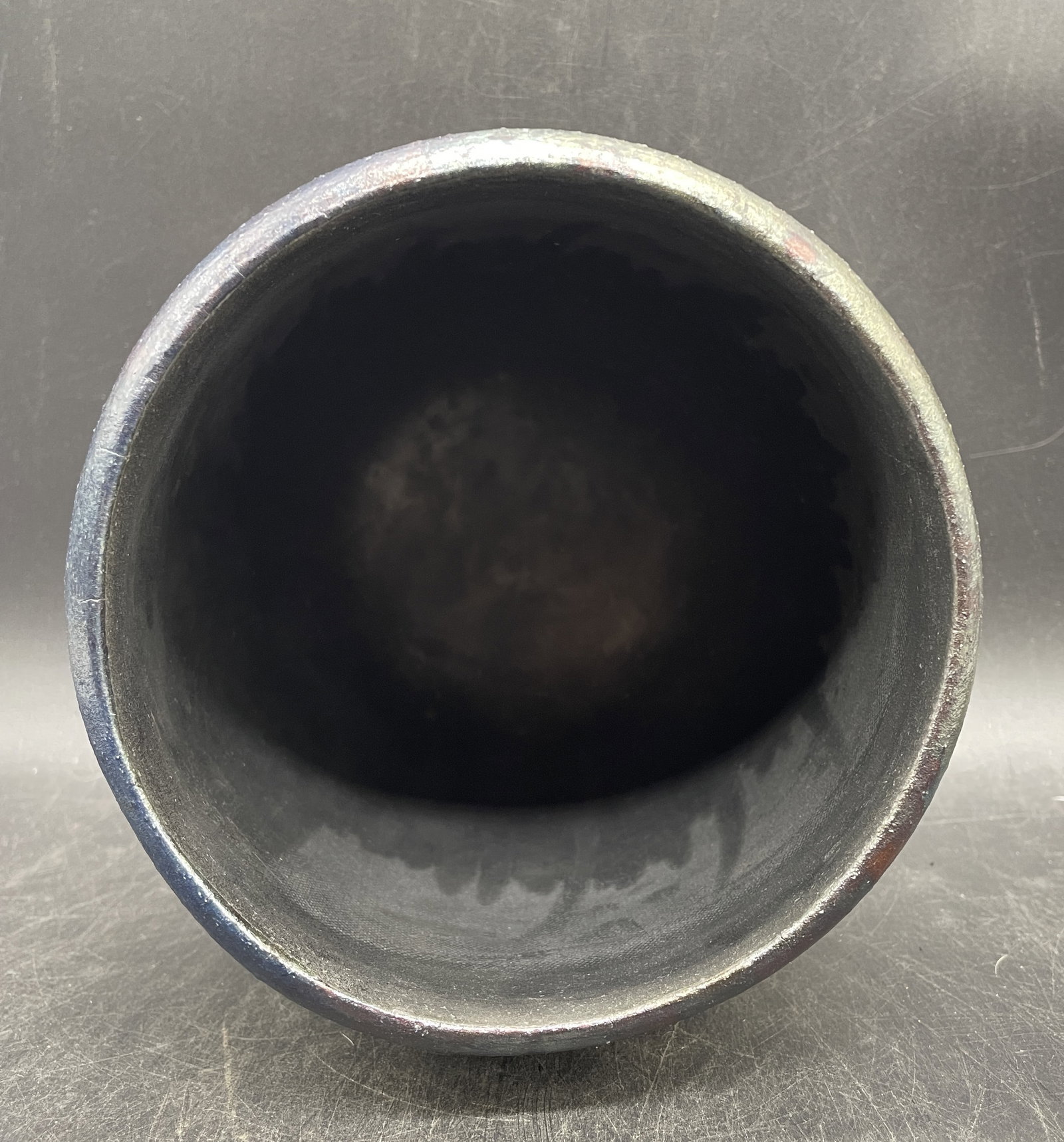 Hand Thrown HAROLD LONG CHEROKEE POTTERY RAKU - 6