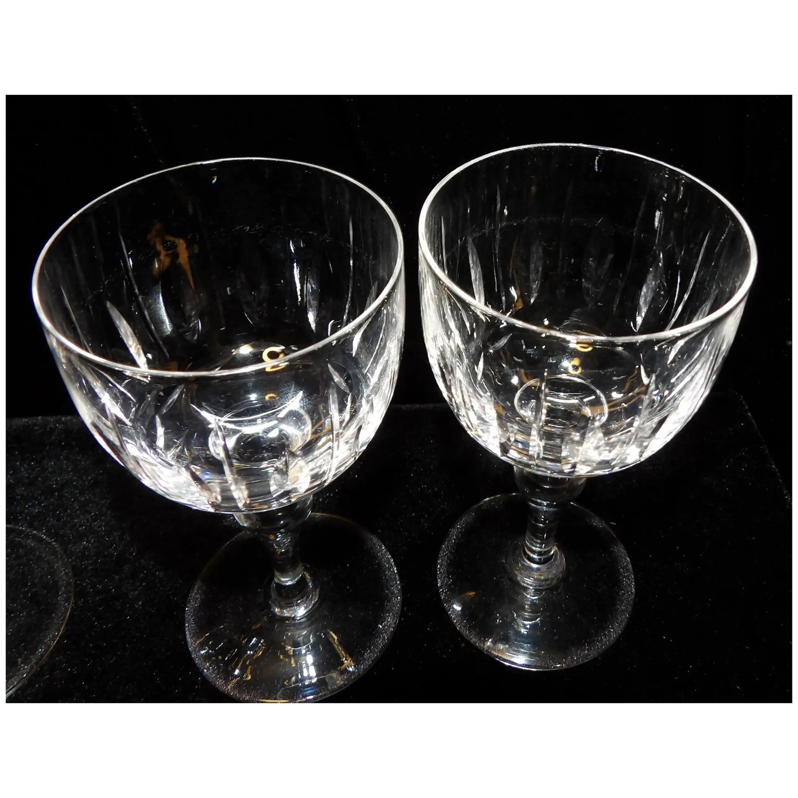 Vintage Stuart Crystal Hampshire Port Wine Glasses- Made in England - 3