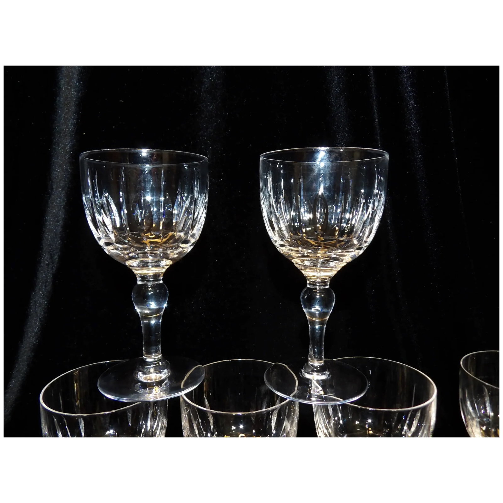 Vintage Stuart Crystal Hampshire Port Wine Glasses- Made in England - 4