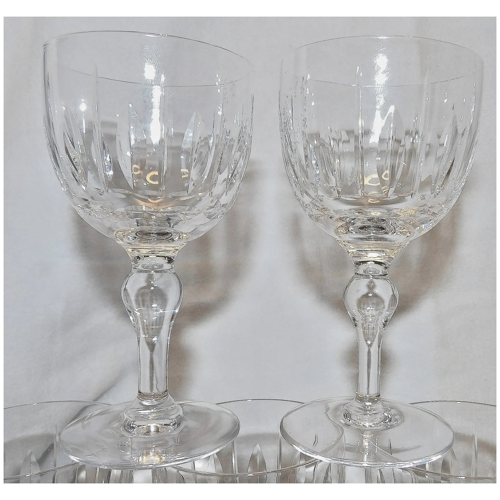 Vintage Stuart Crystal Hampshire Port Wine Glasses- Made in England - 6