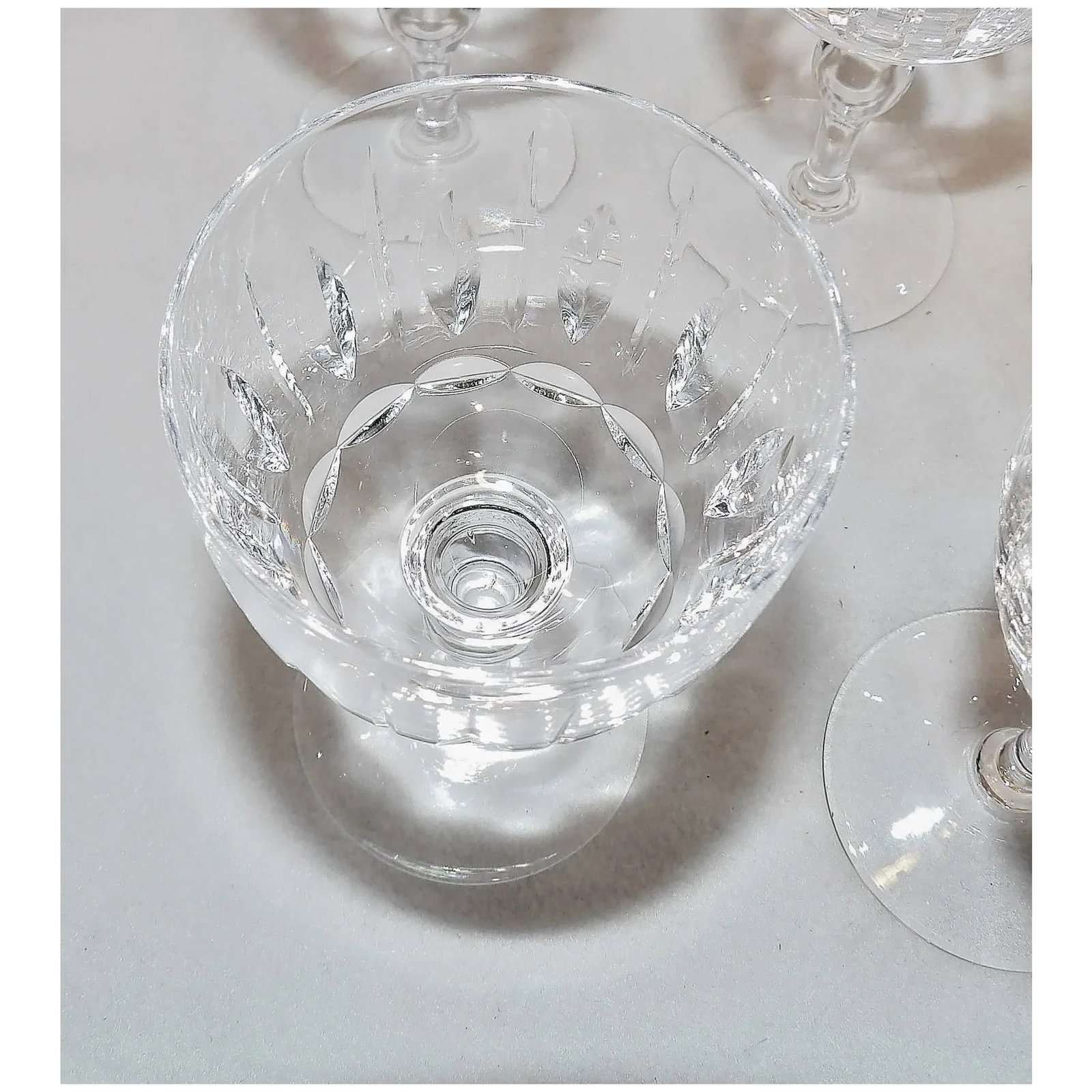Vintage Stuart Crystal Hampshire Port Wine Glasses- Made in England - 7