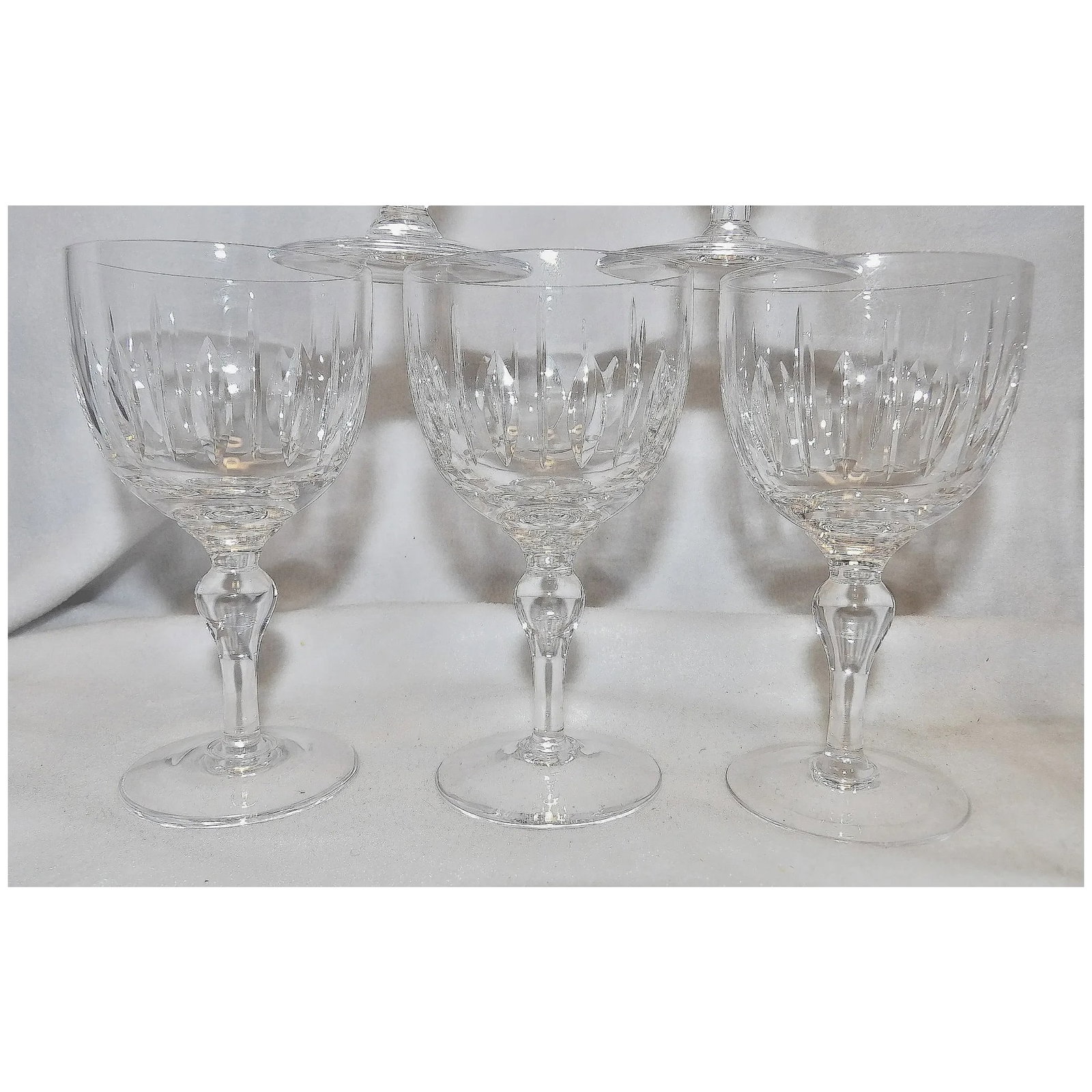 Vintage Stuart Crystal Hampshire Port Wine Glasses- Made in England - 8
