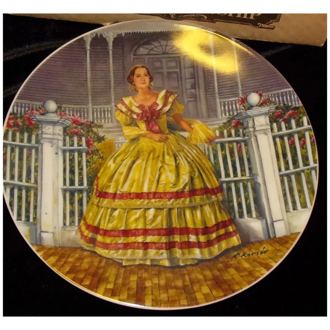 Vintage Knowles China Gone with the Wind Ashley & Melanie Plates - 4