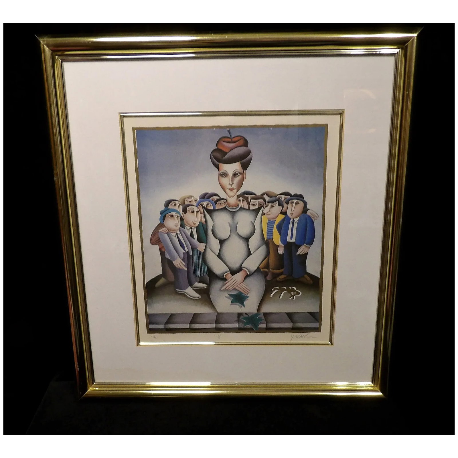 Yuval Mahler 'Virgo' From the Zodiac Suite, Signed & Numbered Chromolithograph - 2