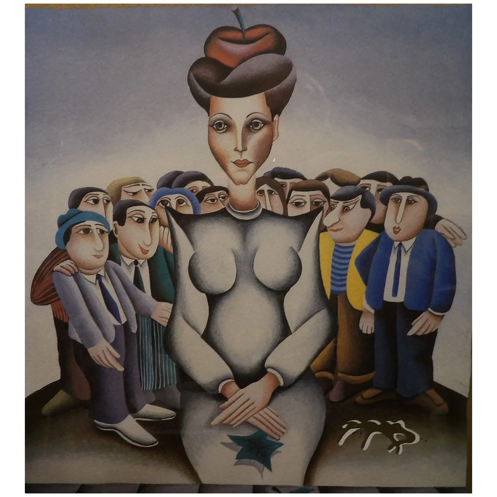 Yuval Mahler 'Virgo' From the Zodiac Suite, Signed & Numbered Chromolithograph - 5