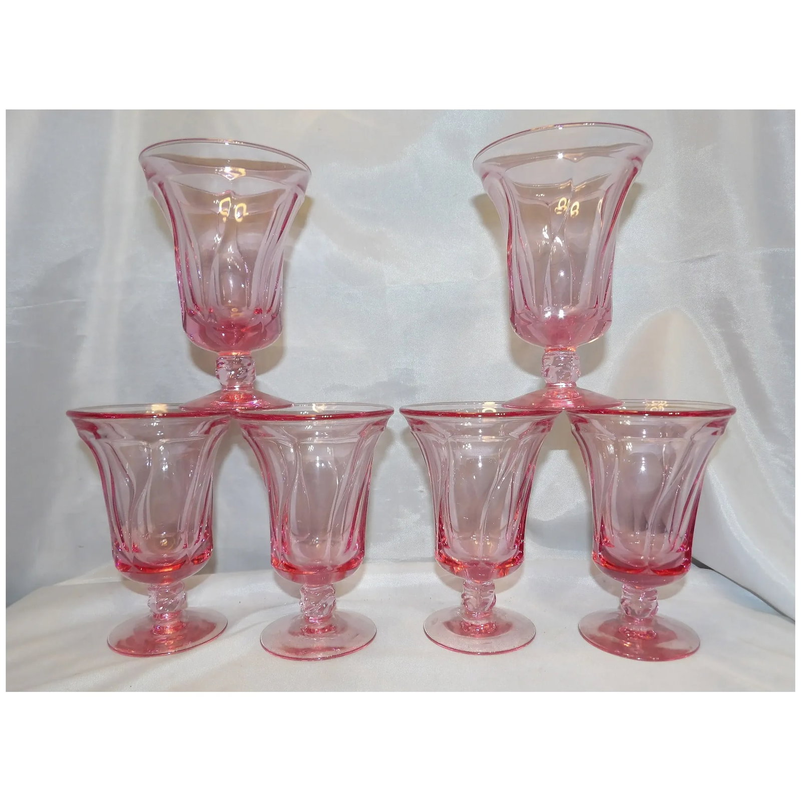 Fostoria Jamestown Pink Iced Tea Glass- 147494 - 3