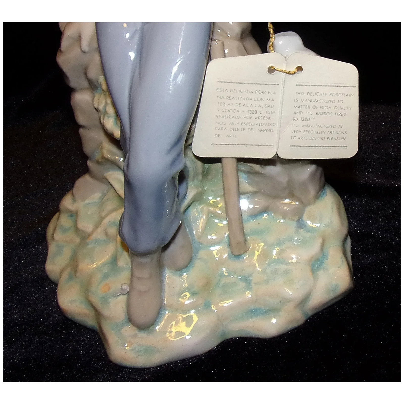 Vintage Tengra Spanish Porcelain Figurine of Young Girl Reading Book - 7