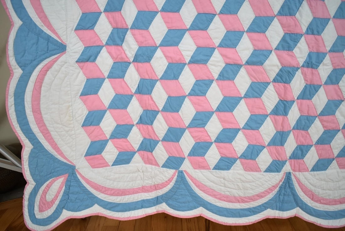 Graphic 40's Tumbling Blocks Quilt - 3