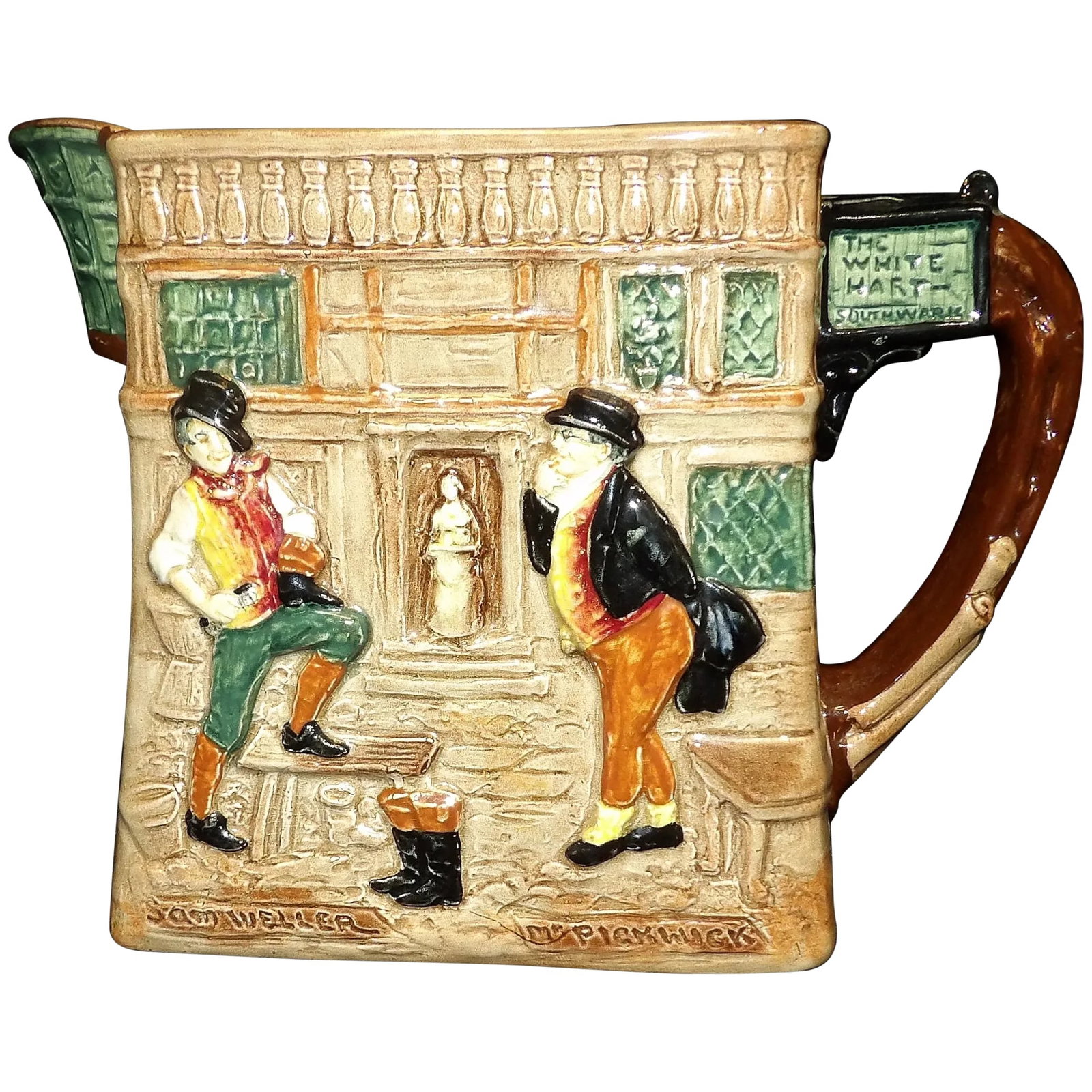 Vintage 1978 Vintage 1978 Royal Doulton The Pickwick Papers White Hart Inn Pitcher #817035 The (1 of 11)