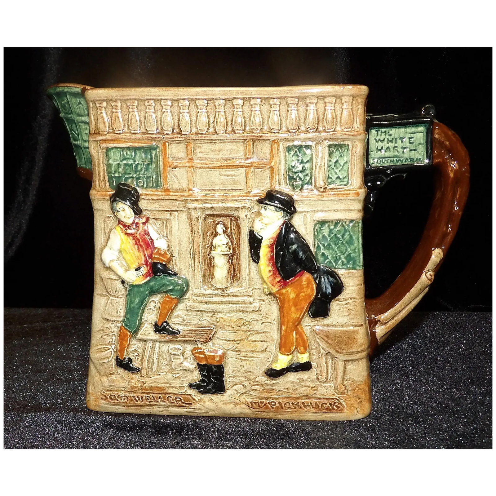 Vintage 1978 Vintage 1978 Royal Doulton The Pickwick Papers White Hart Inn Pitcher #817035 The - 2