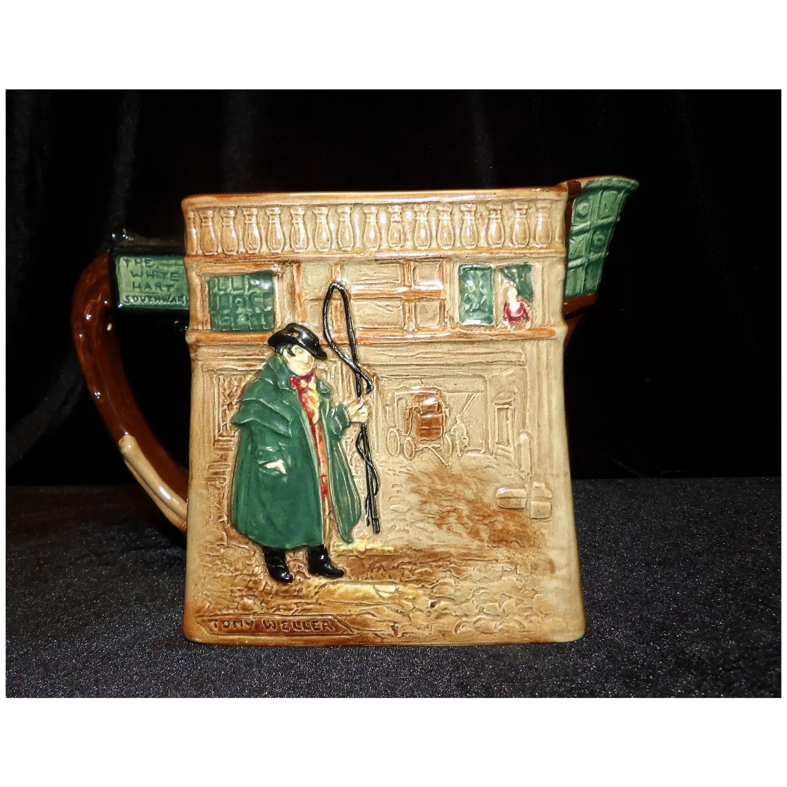 Vintage 1978 Vintage 1978 Royal Doulton The Pickwick Papers White Hart Inn Pitcher #817035 The - 4