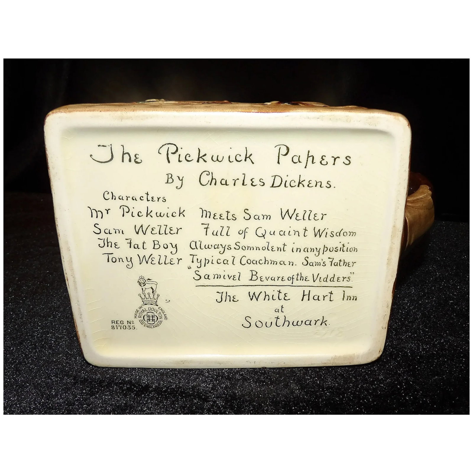 Vintage 1978 Vintage 1978 Royal Doulton The Pickwick Papers White Hart Inn Pitcher #817035 The - 7