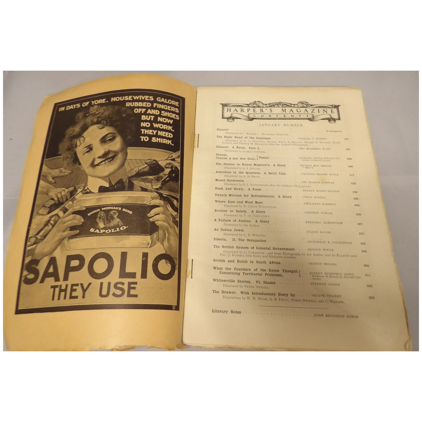 Harper's New Monthly Magazine January 1900 & November 1886 - 12