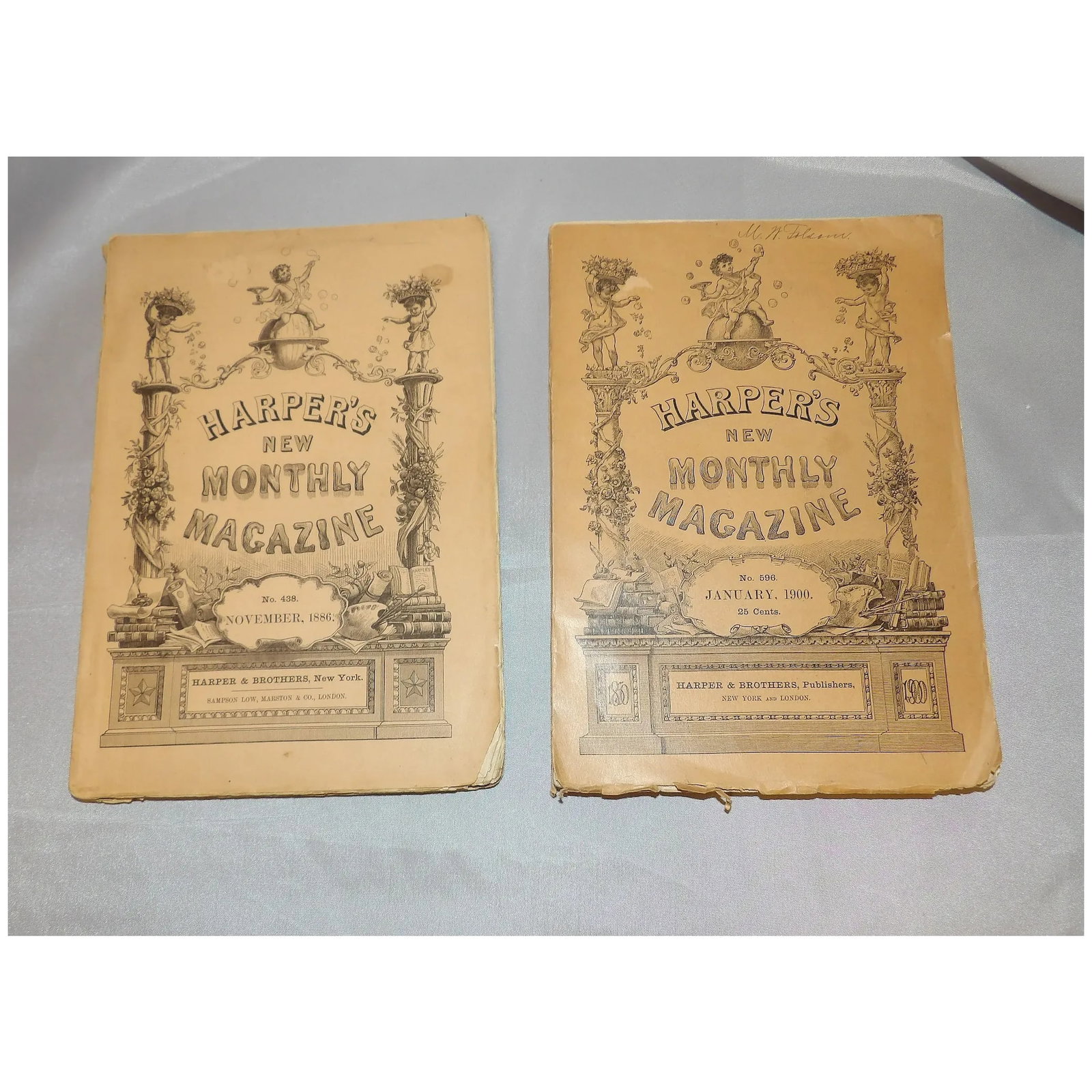 Harper's New Monthly Magazine January 1900 & November 1886 - 2