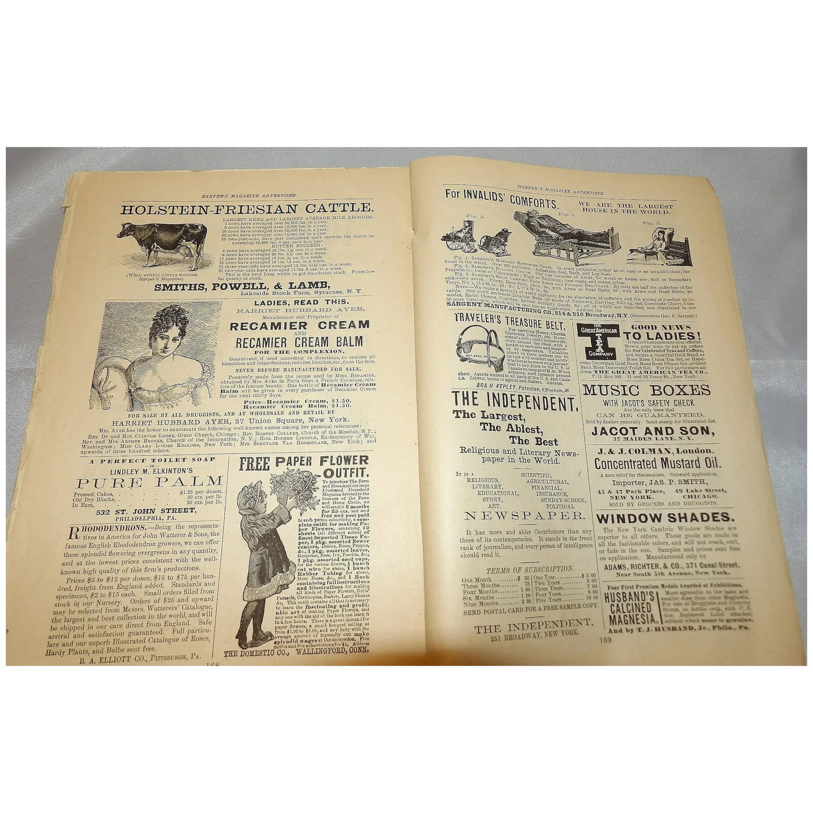 Harper's New Monthly Magazine January 1900 & November 1886 - 9