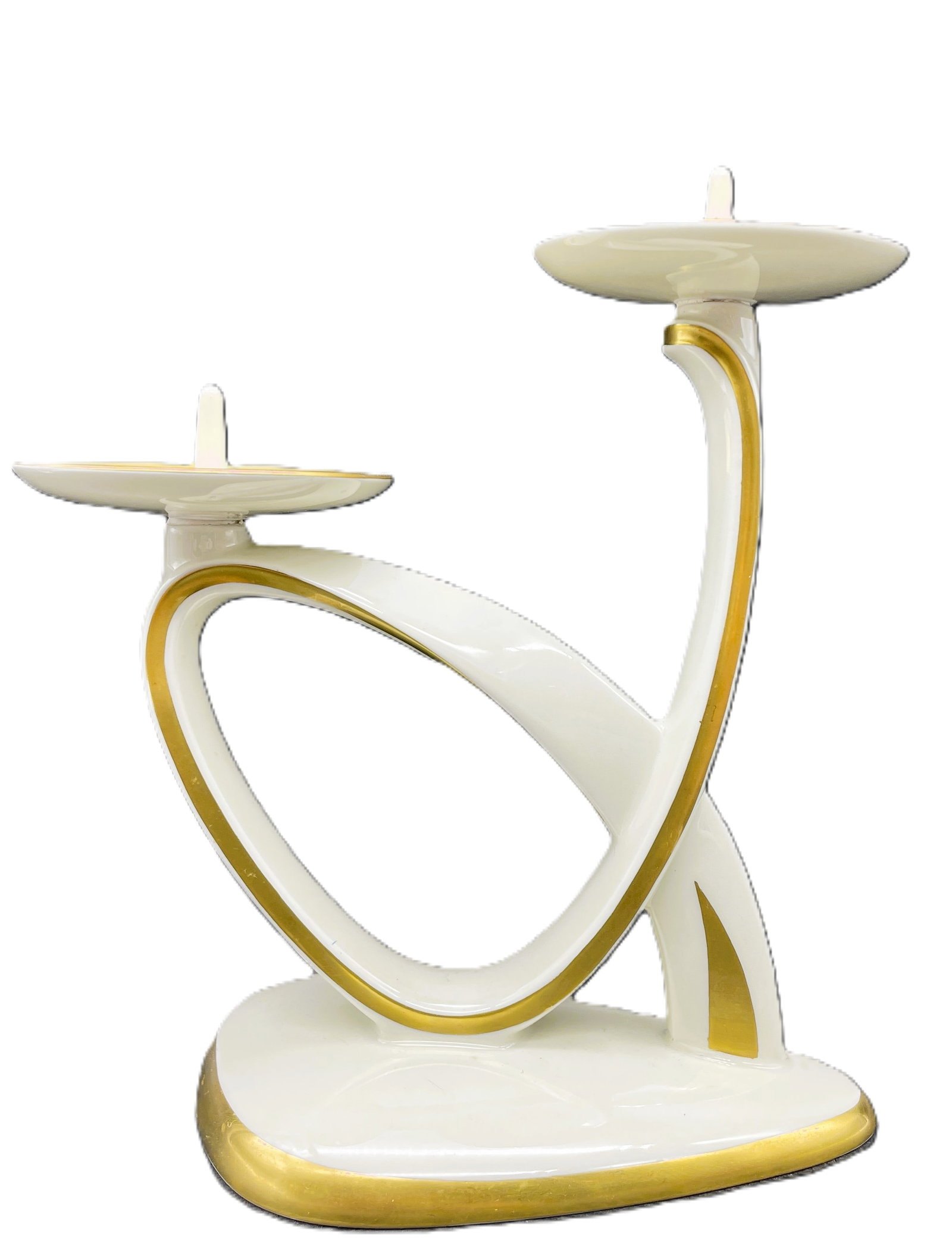 Vintage Alka Kunst Bavaria Germany candle holder - 2
