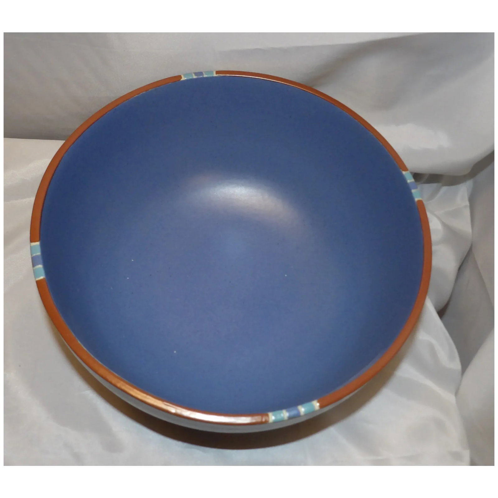 Dansk Mesa Blue 10" Mixing Bowl, Ramekins, Salad Plates, Saucers - 3