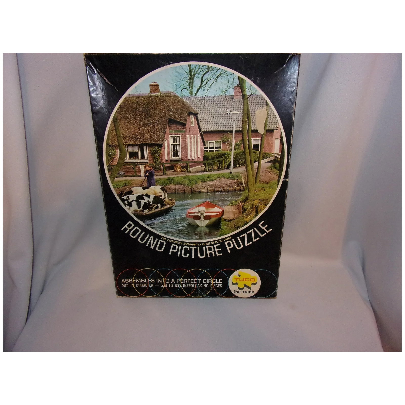 Vintage TUCO 3/16 thick Round Puzzle - 2