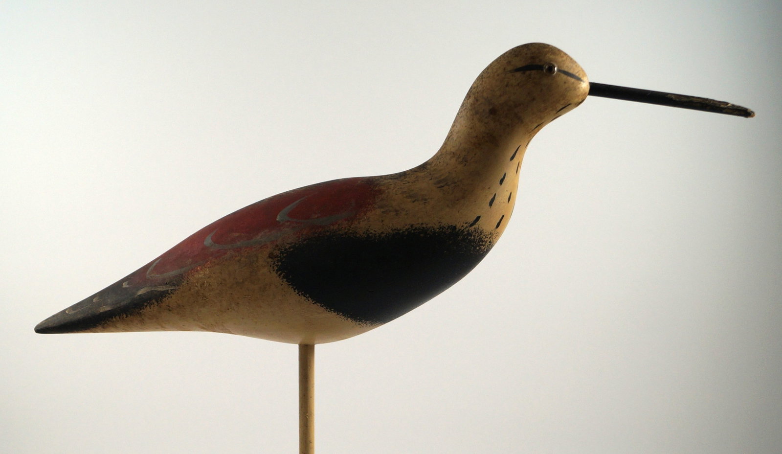 Long-Billed Dowitcher Decoy Carving by Jim Clark - 4