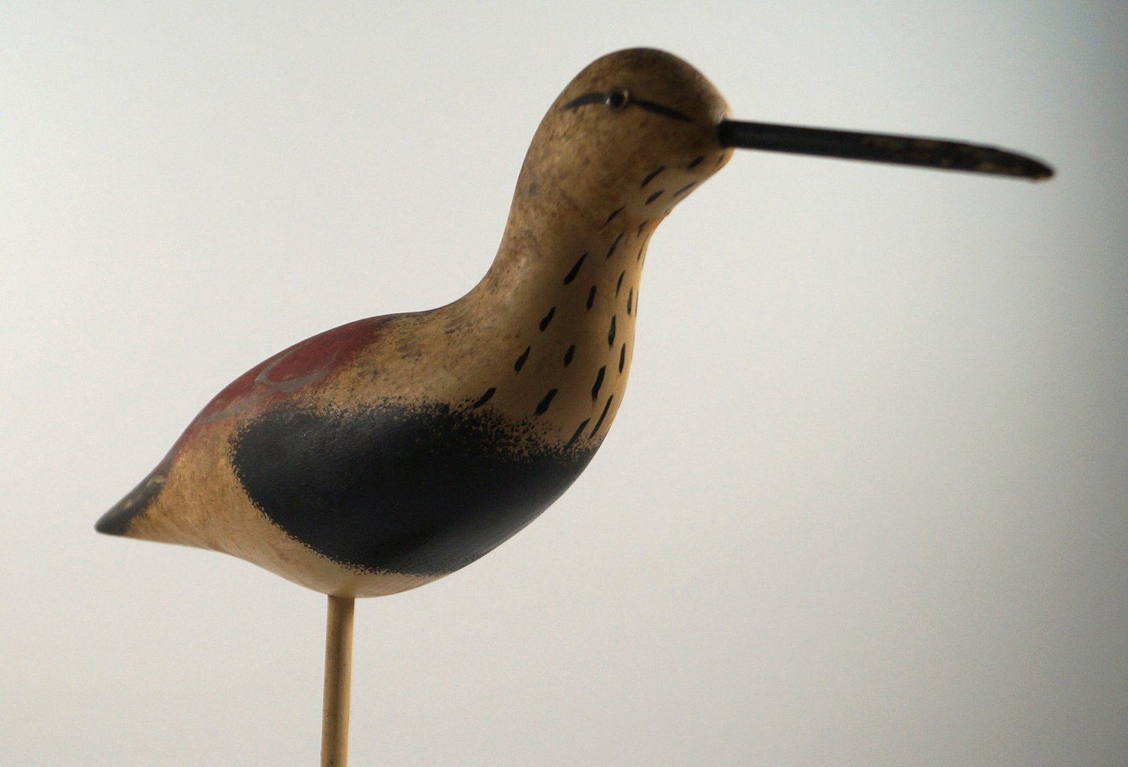 Long-Billed Dowitcher Decoy Carving by Jim Clark - 5