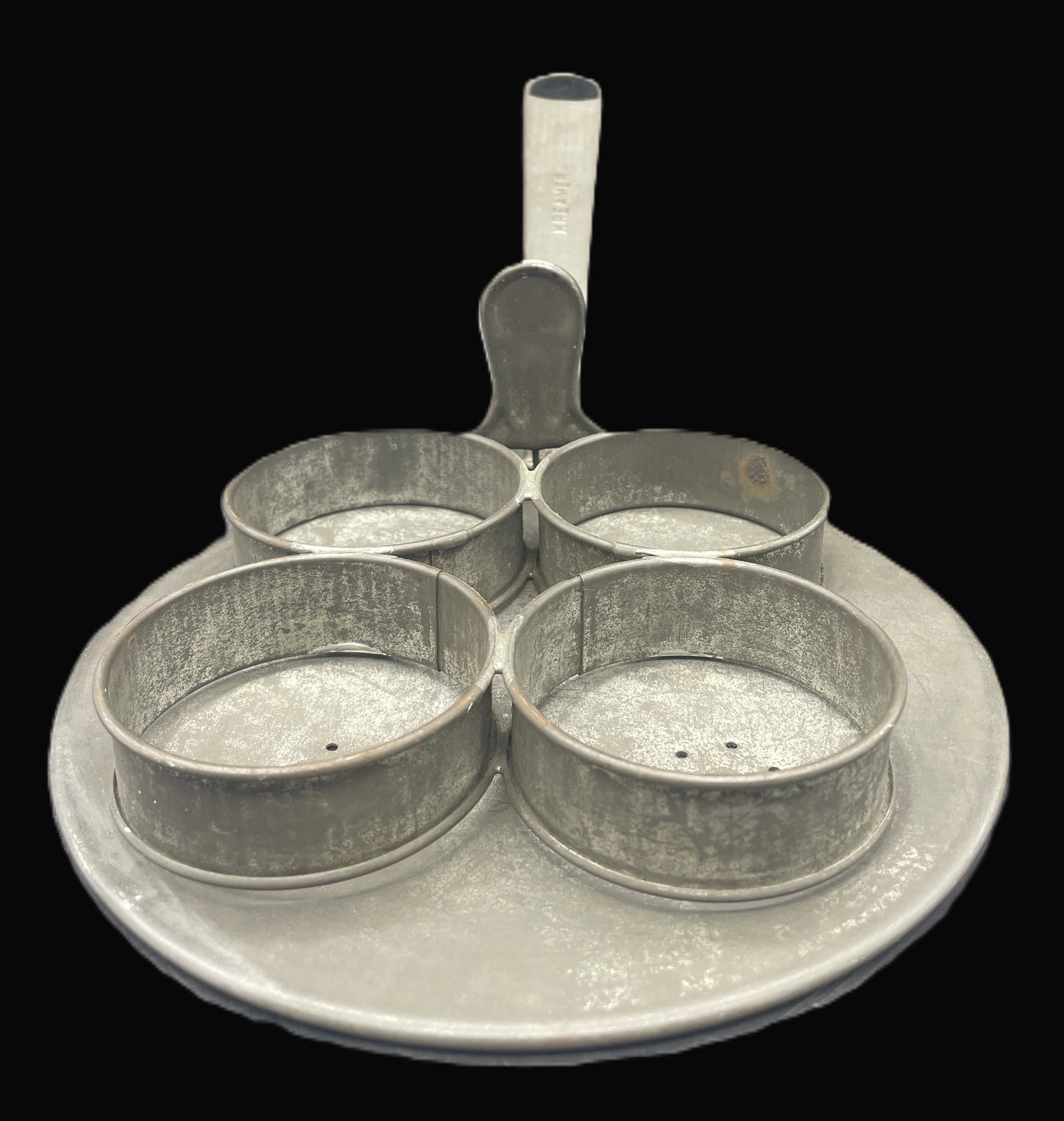 Vintage Kreamer 4 Egg Spring Action Poacher Tin Kitchen Gadget c1920s - 6