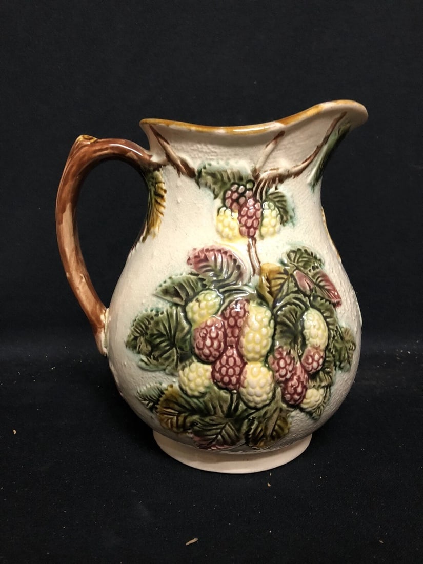 9 3/8” Majolica Pitcher - 3