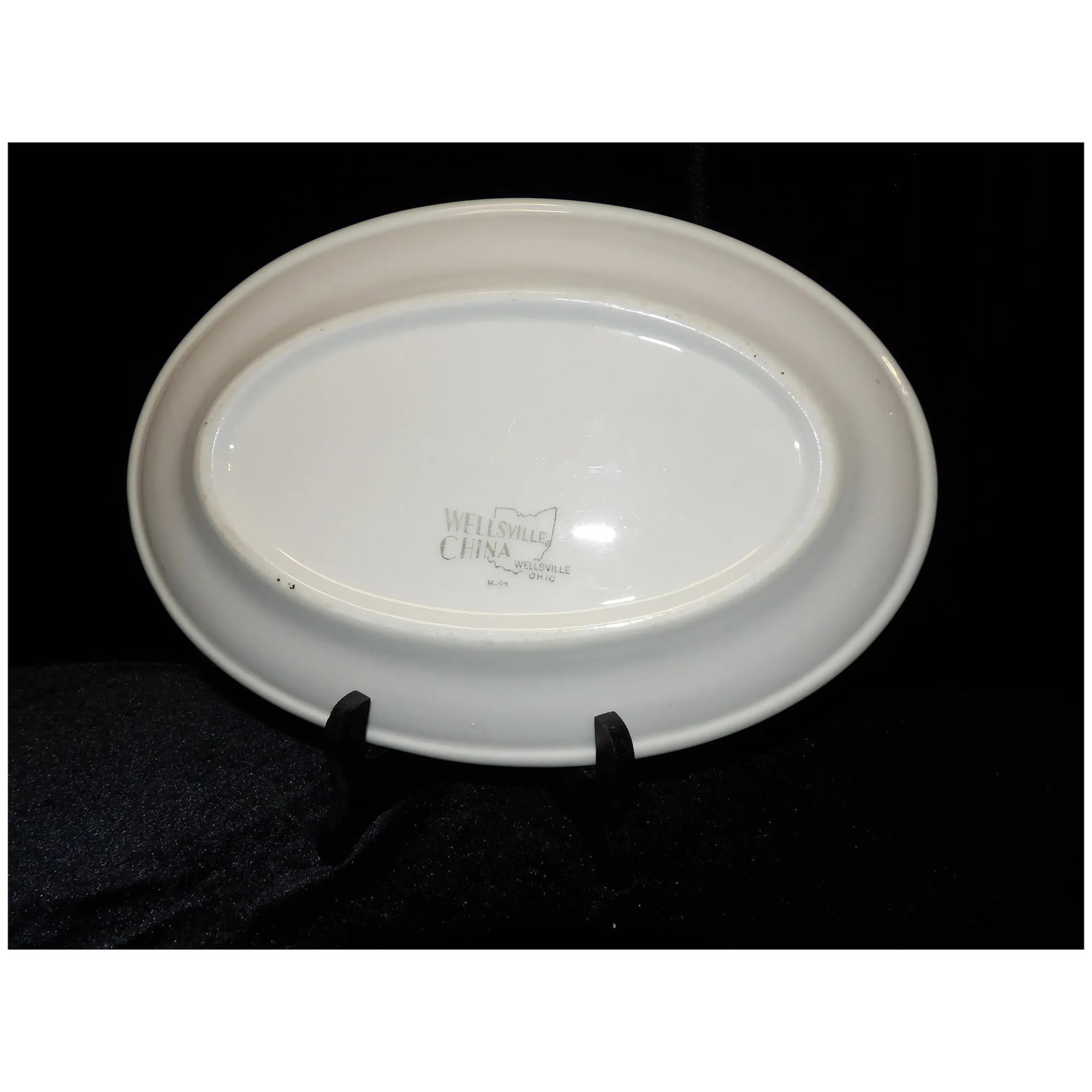 Vintage Wellsville China Restaurant Platter - 3