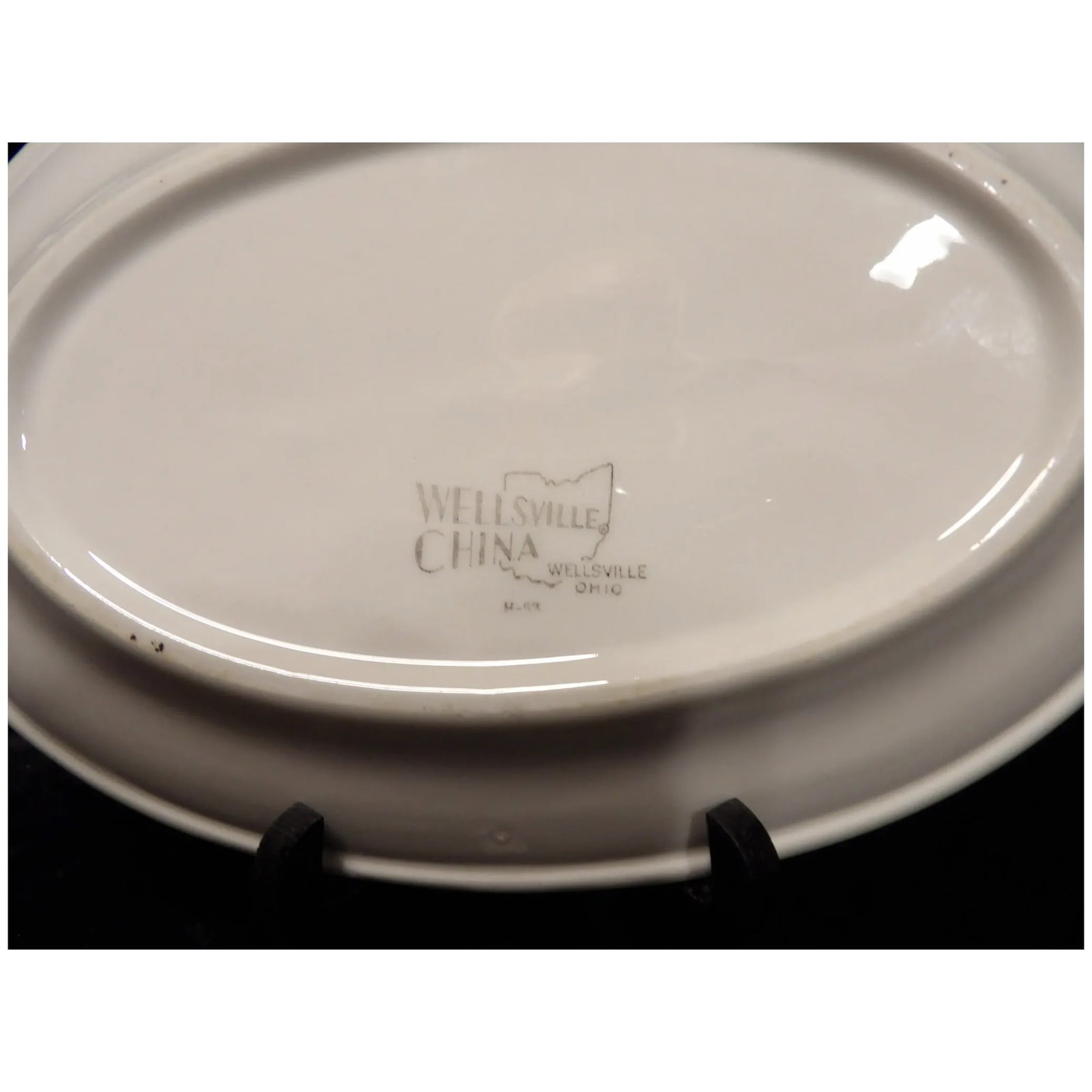 Vintage Wellsville China Restaurant Platter - 4