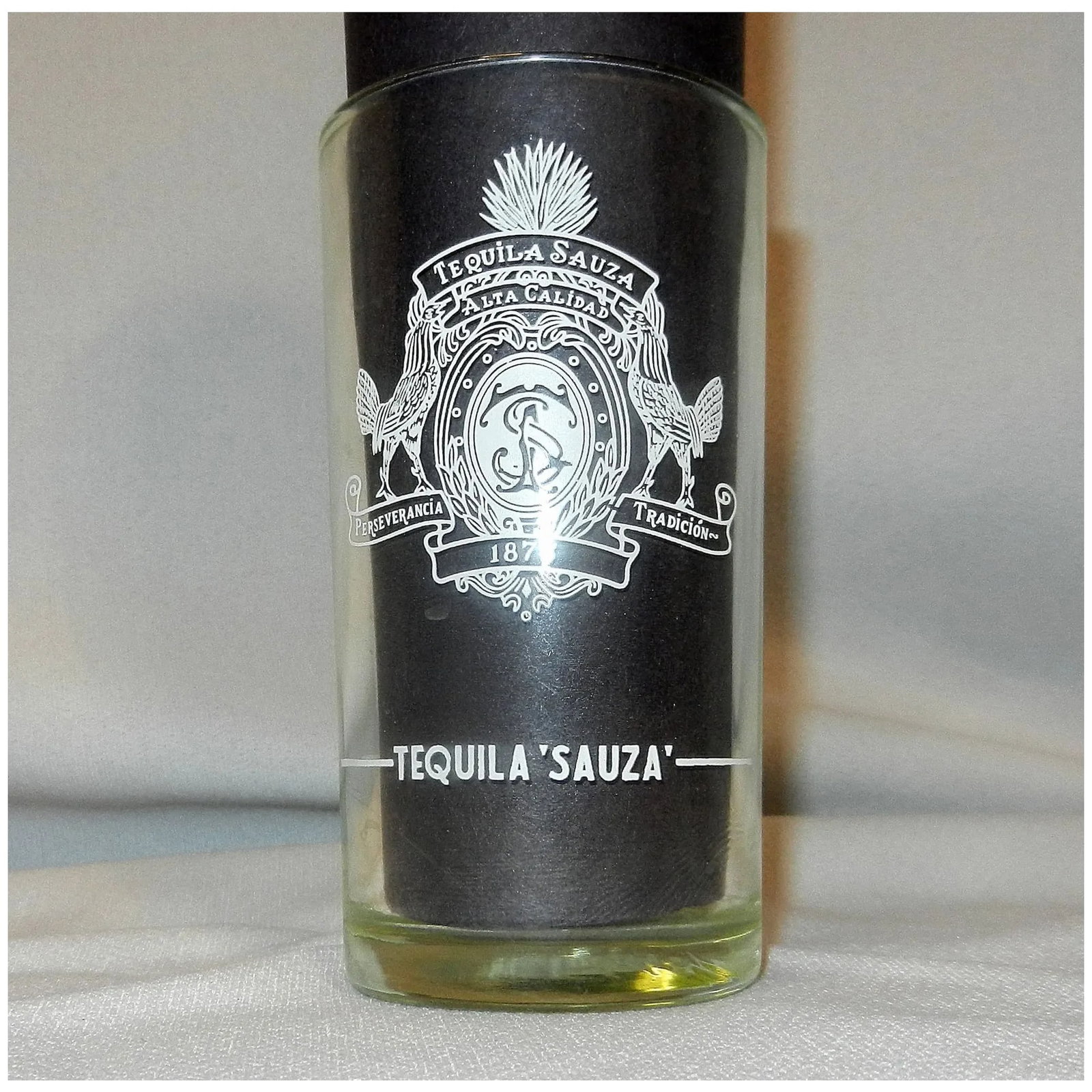 Vintage Commemorative Casa Sauza Tequila 100 Anos Glass 1970s - 2