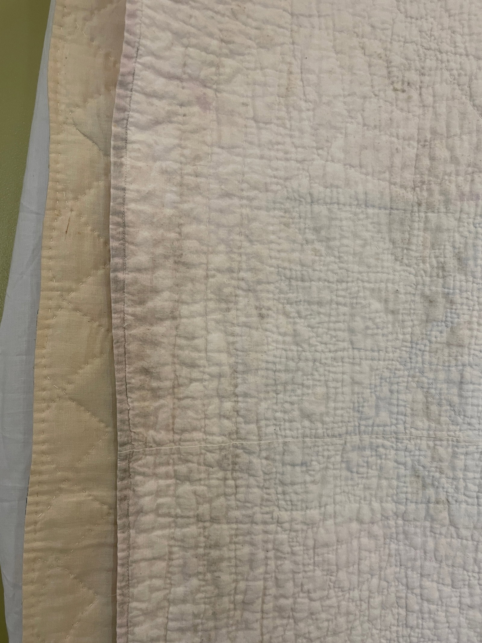 Vintage Snowflake Star Quilt Hand Sewn Patchwork - 7