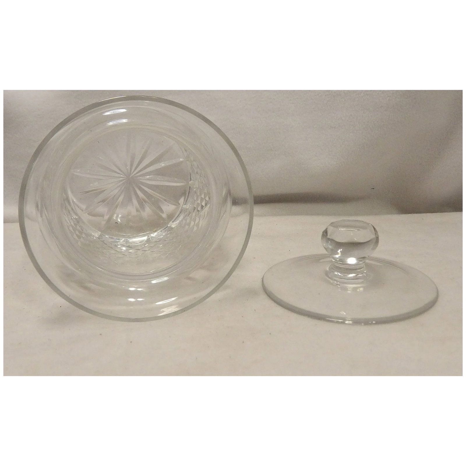 Vintage Galway Fine Irish Crystal Lidded Biscuit Jar - 3