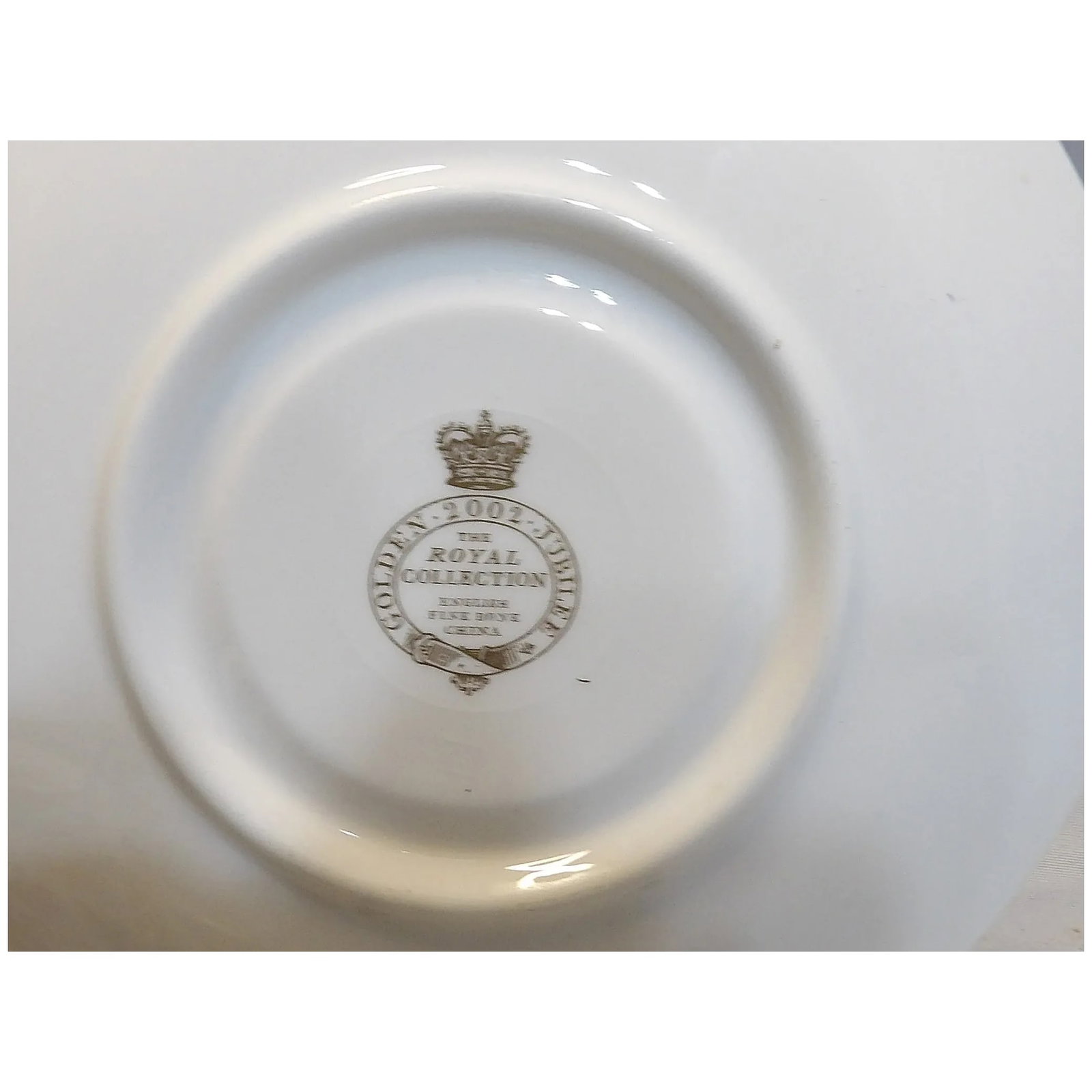 Royal Collection Bone China Cabinet Cup & Saucer Golden Jubilee of Queen Victoria - 9